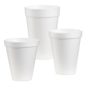 Dart® Foam Drink Cups, 12 Oz, White, 25-pack freeshipping - TVN Wholesale